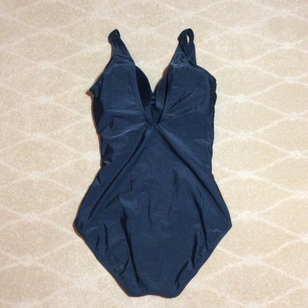 Swimsuits For All Faux-Wrap Swimsuit, 14 - Picture 4 of 5
